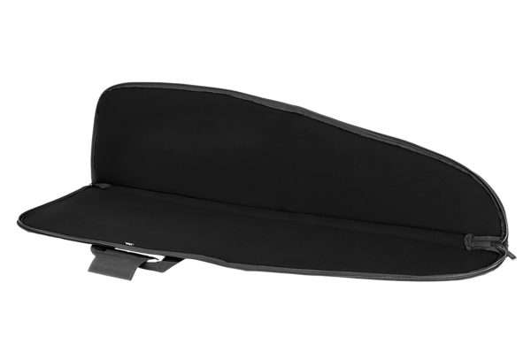 NcStar CV290746 VISM Rifle Case Black PVC Nylon w/ ID Holder Foam Padding Double Zippers & Mag Pouches