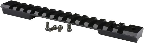 Warne 7676M Winchester Model 70 Mountain Tech Tactical Rail Black Anodized Long Action 0 MOA