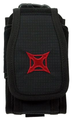 Vertx VTX5140BK Phone/Multi-Tool Pouch VTX 7" H x 4" W x 2" D Black Cordura w/Velcro Closing