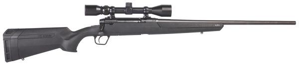 Savage Arms 57256 Axis XP Full Size 223 Rem 4+1 22" Matte Black Button-Rifled Barrel, Matte Black Drilled & Tapped Steel Receiver, Matte Black Fixed Synthetic Stock, Weaver Scope 3-9x40mm, Right Hand