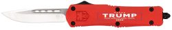COBRATEC KNIVES MEDIUM FS-3 TRUMP 2024 RED DROP POINT NON SERRATED