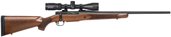 Mossberg 27940 Patriot  308 Win Caliber with 5+1 Capacity, 22" Fluted Barrel, Matte Blued Metal Finish & Walnut Stock Right Hand (Full Size) Includes Vortex Crossfire II 3-9x40mm Scope