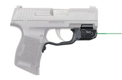 Crimson Trace 0181601 LG-422G Laserguard Green Laser Sight  Black Sig Sauer P365