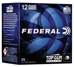 Federal TGSF12875 Top Gun  12Gauge 2.75" 1oz 7.5Shot 25 Per Box/10 Case