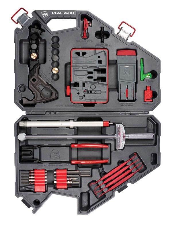 Real Avid AVAR15AMK Armorer's Master Kit AR15 Gray/Red Multiple