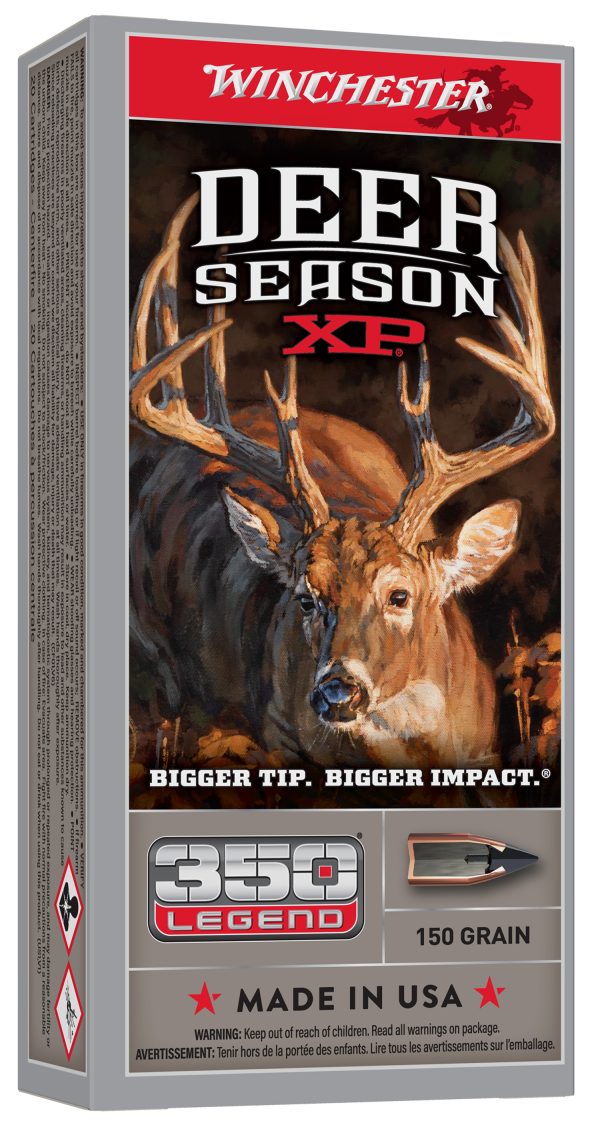 Winchester Ammo X350DS Deer Season XP 350Legend 150gr Extreme Point 20 Per Box/10 Case