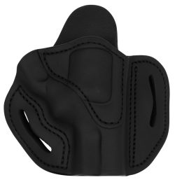 1791 Gunleather RVH2SSBLR RVH2S  OWB Size 02S Stealth Black Leather Belt Slide Fits S&W K Frame Right Hand