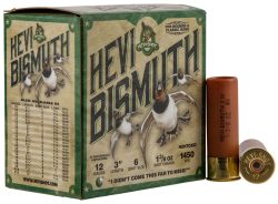 HEVI-Shot HS14006 HEVI-Bismuth  12Gauge 3" 1 3/8oz Bismuth 6Shot 25 Per Box/10 Case