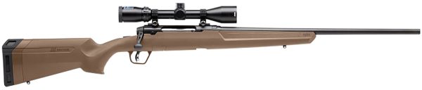 Savage Arms 57175 Axis II XP Full Size 6.5 Creedmoor 4+1 22" Matte Black Button-Rifled Barrel, Matte Black Carbon Steel Receiver, Flat Dark Earth Synthetic Stock, Bushnell Banner 3-9x40mm, Right Hand