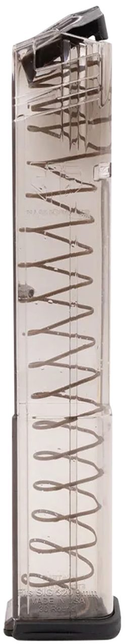 ETS Group SG932030 Pistol Mags  Clear Detachable 30rd 9mm Luger for Sig P320