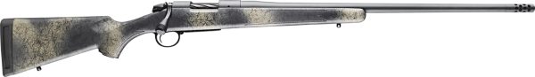 Bergara Rifles B14S522 B-14 Wilderness Ridge 6.5 Creedmoor 4+1 22" Threaded, Sniper Gray Cerakote Barrel/Rec, SoftTouch Woodland Camo Synthetic Stock, Omni Muzzle Brake
