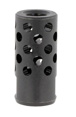 Ruger 90699 Radial Ported Muzzle Brake 35 Caliber Black Oxide Steel with 1/2"-28 tpi Threads, 1.75" OAL & .8" Diameter