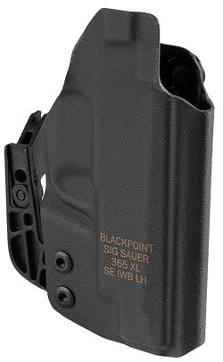 Sig Sauer HOL365XLAPXLH Tactical  IWB Black Polymer Belt Clip Fits Sig P365XL Left Hand