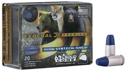 Federal P9SHC1 Premium  9mmLuger+P 147gr Solid Core Synthetic Flat Nose 20 Per Box/10 Case