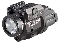 Streamlight 69434 TLR-8A Flex w/Laser Black Anodized Aluminum, 500 Lumens White LED, Green Laser 140 Meters Beam, Rail Clamp Mount