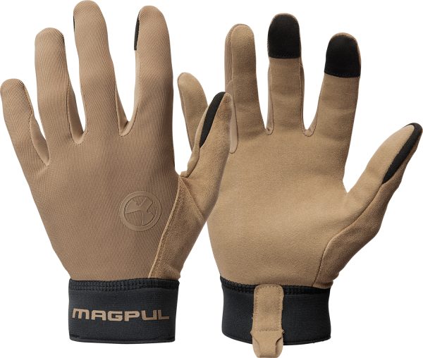 Magpul MAG1014-251 Technical 2.0 Gloves Coyote Touchscreen Synthetic/Suede Small