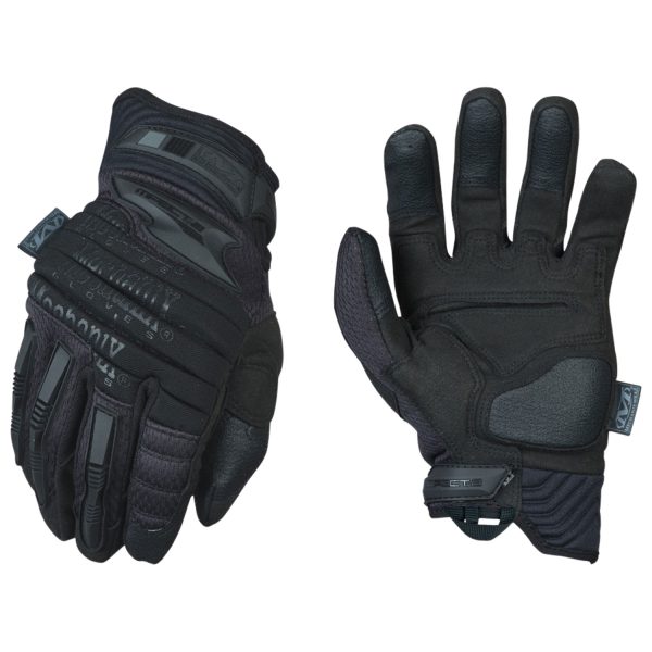 Mechanix Wear MP255010 M-Pact 2 Covert Black Armortex Large Velcro Closure