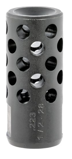 Ruger 90486 Radial Ported Muzzle Brake AR-15 5.56 45mm NATO Black Oxide Steel with 1/2"-28 tpi Threads, 1.75" OAL & .75" Diameter