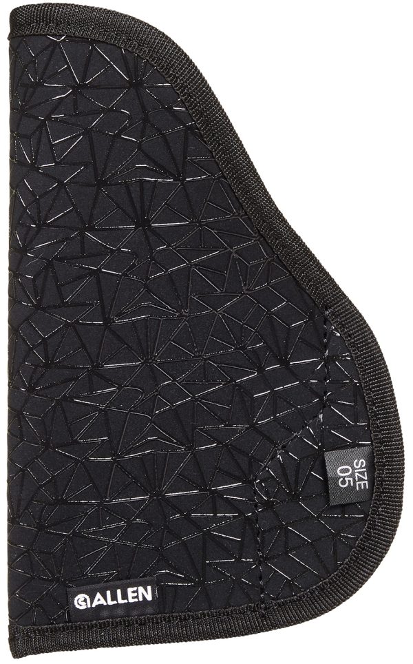 Allen 44905 Spiderweb In-The-Pocket Conceal Carry Holster Size 05 Black Nylon w/Web Grip Pattern, Compatible w/Glock 17/22/29/Springfield XD Ambidextrous