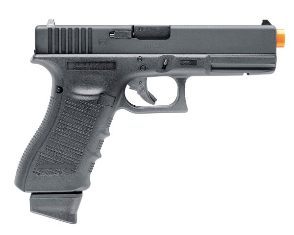 Umarex Glock Air Guns 2276318 G17 Gen4 Airsoft Pistol CO2 6mm 23+1 Black Polymer Frame & Grips, Compatible With Most Glock 17 Holsters, Accessories & Gear
