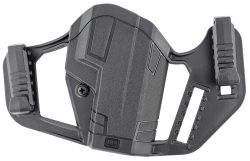 Uncle Mike's 79210 Apparition  IWB/OWB, Black Polymer, Compatible w/Glock 19/23/26/27, Belt Clip Mount, Ambidextrous