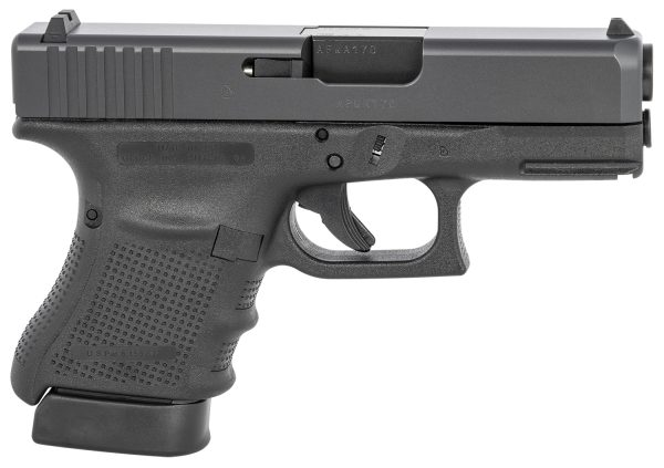 Glock UG3050201 G30 Gen4 Subcompact 45 ACP  3.78" Barrel 10+1, Black Frame & Slide, Finger Grooved Rough Texture Grip, Modular Backstrap, Safe Action Trigger   (US Made)