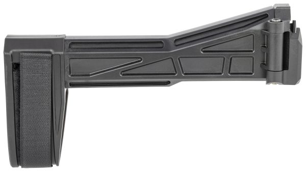 SB Tactical EV0201SB SBTEVO-G2  9.50" OAL Side Folding Black Synthetic for CZ Scorpion (Tube Not Included)