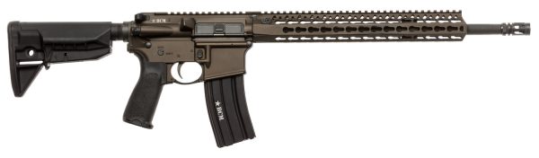 BCM 750790BRZ RECCE-16 KMR-A 223 Rem,5.56x45mm NATO 16" 30+1 Bronze Cerakote, Black Manganese Phosphate, 6 Position Stock Black Bravo Mod 3 Grip