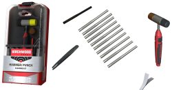 Birchwood Casey HMPNCHKIT Hammer & Punch Kit  19 Pieces