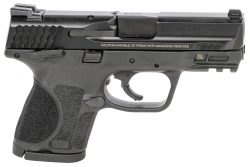 Smith & Wesson 13600 M&P M2.0 w/Range Bag Sub-Compact Frame 9mm Luger 12+1, 3.60" Black Armornite Stainless Steel Barrel & Serrated Slide, Black Polymer Frame w/Picatinny Rail, Thumb Safety