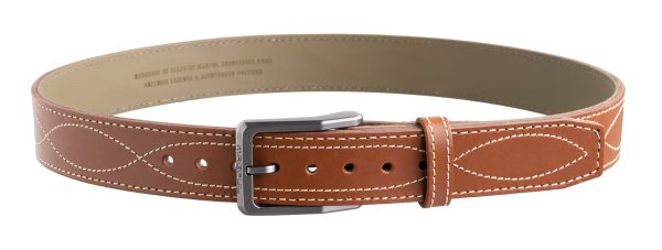 Magpul MAG127623046 Tejas EL Pistolero Light Brown Bull Hide 46" 1.50" Wide Buckle Closure