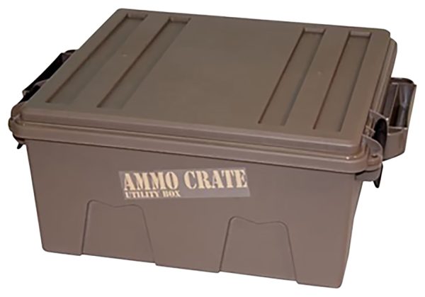 MTM Case-Gard ACR872 Ammo Crate Utility Box Dark Earth Polypropylene