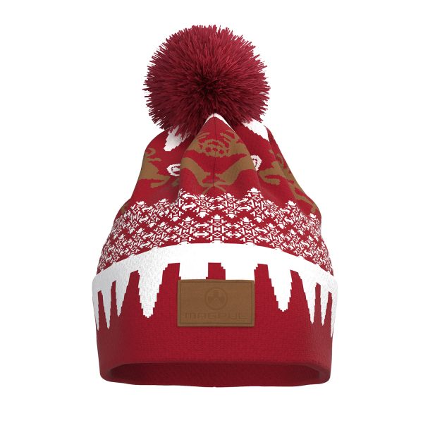 Magpul MAG1154975 Ugly Christmas GingARbread Man Beanie Multi-Color Acrylic/Lycra OSFA