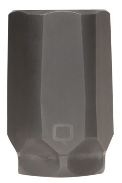 Q LLC WHISTLETIPPVD Whistle Tip Blast Mitigation Device QD, Black PVD, 1.85" L, 1.16" D, for Cherry Bomb Brake