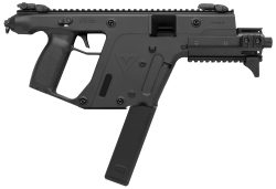 Kriss USA KV45PBL30 Vector SDP Enhanced G2 45 ACP 30+1 6.50" Black Nitride Threaded Barrel, Black Picatinny Rail Top & Bottom, MK5M Modular Rail