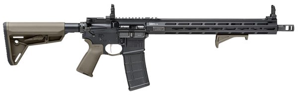 Springfield Armory STV916556GP SAINT Victor 5.56x45mm NATO 30+1 16", Black Rec, OD Green Magpul SL Stock & Grip, Flip-Up Sights, Includes Magpul Angled Grip