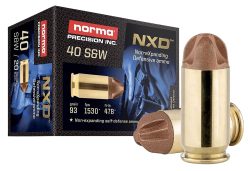 Norma Ammunition 611440020 Self Defense NXD 40S&W 93gr 20 Per Box/10 Case