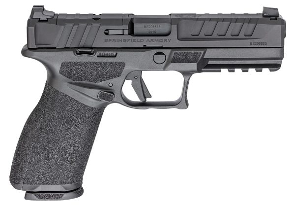 Springfield Armory EC9459BLCU Echelon  9mm Luger 10+1 4.50" Black Melonite Steel Barrel & Optic Ready/Serrated Steel Slide, Black Polymer Frame w/Picatinny Rail, Textured Grip