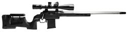 Mdt Sporting Goods Inc 104692BLK XRS Chassis Black Aluminum Core with Polymer Panels, Adj. Cheekrest, M-LOK Forend, Interchangeable Grips, AICS Mag Compatible, Fits Short Action Savage