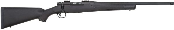 Mossberg 28175 Patriot Synthetic 400 Legend 4+1 20" Fluted w/Recessed Match Crown, Blued Barrel/Rec, Black Synthetic Stock, Spiral-Fluted Bolt, Adj. LBA Trigger, Weaver Scope Mount