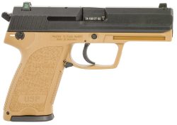 HK 81000354 USP9  TAC  9MM   3-15R FDE  NS V1