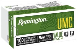 Remington Ammunition 23797 UMC Value Pack 45ACP 230gr Full Metal Jacket 100 Per Box/6 Case