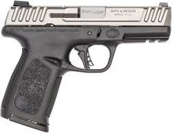 Smith & Wesson 13935 SD9 2.0  Compact Frame 9mm Luger 10+1, 4" Stainless Steel Barrel, Satin Stainless Steel Serrated Slide, Black Polymer Frame w/Picatinny Rail, Black Textured Polymer Grip