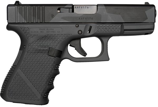 Weapon Works  G19 Gen3 Compact Frame 9mm Luger 15+1 4.02" Black Steel Barrel, Urban Dazzle Grey w/Mesh Stippling Serrated Steel Slide & Polymer Frame w/Picatinny Rail, USA Made