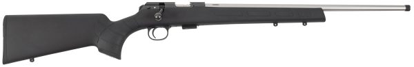 CZ-USA 02395 CZ 457 American 22 LR 5+1 20" Stainless Steel Threaded Barrel, American Style Black Synthetic Stock