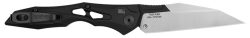 Kershaw 7650 Launch 13 Automatic 3.50" Folding Wharncliffe Plain Black Cerakote w/Satin Grind CPM 154 SS Blade, Black Anodized Aluminum Handle