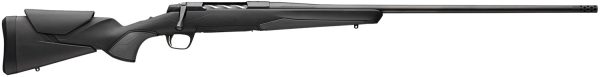 Browning 036003297 X-Bolt 2 Hunter Full Size 300 PRC 3+1 26" Matte Black Threaded Sporter Barrel, Matte Black Drilled & Tapped Steel Receiver, Black Adjustable Vari-Tech w/Grip Module Synthetic Stock
