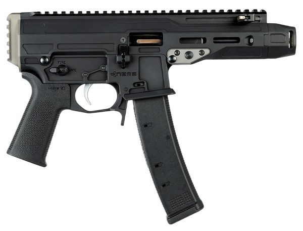 Nemo Arms MNG-9MM-C Mongoose  9mm Luger 35+1 5.80" Black Front Cap Compensator, Black Picatinny Rail Receiver, Black Grip, Ambidextrous