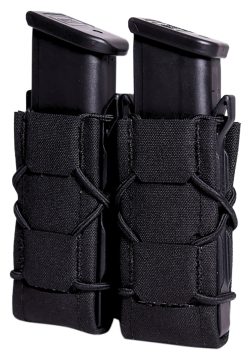 High Speed Gear 24PT02BK TACO Gen 2 Double Pistol Black Nylon MOLLE Compatible w/ Pistol
