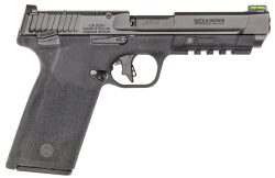 Smith & Wesson 14090 M&P 22 Full Size Frame 22 WMR 10+1 4.35" Black Armornite Tempo System Barrel, Black Armornite Optic Ready/Serrated Slide, Black Polymer Frame w/Picatinny Rail, Black Textured Grip